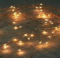 Draadverlichting Cascade Koper 100 LED 10x1m - thumbnail