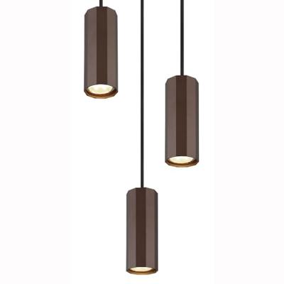 Globo Bronzen hanglampJames 3-lichts rond - 57919-3H