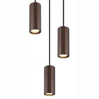 Globo Bronzen hanglampJames 3-lichts rond - 57919-3H - thumbnail