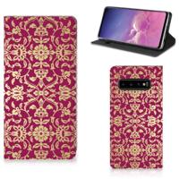 Telefoon Hoesje Samsung Galaxy S10 Barok Pink - thumbnail