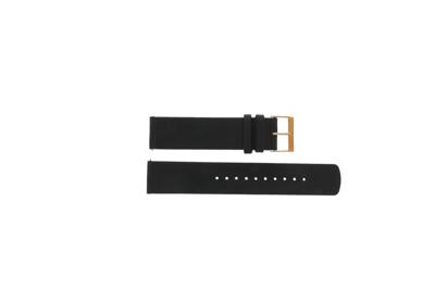 Horlogeband Skagen SKW6430 Leder Zwart 20mm