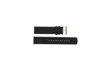 Horlogeband Skagen SKW6430 Leder Zwart 20mm - thumbnail