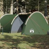 Tunneltent 4-persoons waterdicht groen - thumbnail