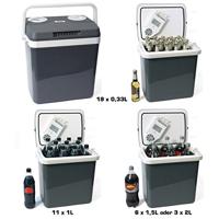 Dino KRAFTPAKET AC/DC Koelbox en verwarmingsbox Energielabel: E (A - G) Thermo-elektrisch 12 V, 230 V Grijs 25 l Tot 18 °C onder de omgevingstemperatuur - thumbnail