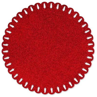 Placemat Xmas tree rood - Unique living