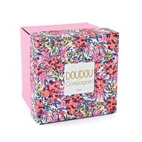 Pop + knuffel 12cm boh'aim - DOUDOU ET COMPAGNIE rozen - thumbnail