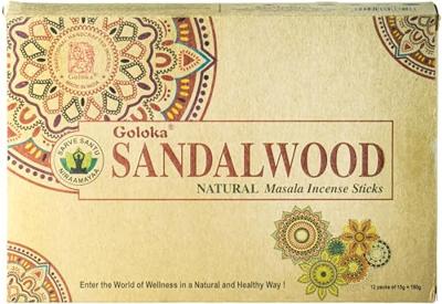 Sandelhout - Goloka Organika Wierook Stokjes