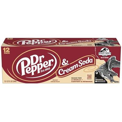 Dr Pepper - Cream Soda - 12x 355ml - thumbnail