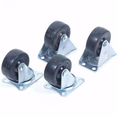 MM Bok+zwenkwiel 50 , zwart