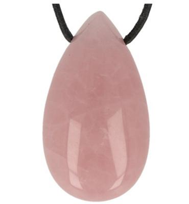 Ruben Robijn Ruben Robijn Edelsteen Druppel Hanger Roze Kwarts (1st)