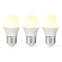 Nedis LED-Lamp E27 | G45 | 4.9 W | 470 lm | 2700 K | 3 stuks | 1 stuks - LBE27G452P3 LBE27G452P3 - thumbnail