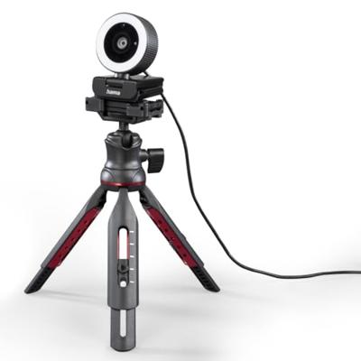 Hama Webcam 2560 x 1440 Pixel Klemhouder, Standvoet, Stereomicrofoon
