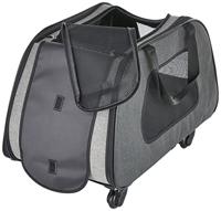 TRIXIE REISMAND TROLLEY ZWART / LICHTGRIJS 67X34X43 CM - thumbnail