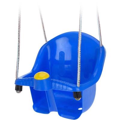 Blauwe peuterschommel met touw   -