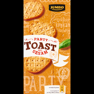Jumbo Party Toast met Sesam 150 g