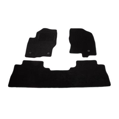 Automatten op maat - zwart stof - Nissan Navara (D40) 2004-2014