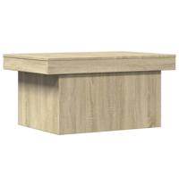 Salontafel 100x55x40 cm bewerkt hout sonoma eikenkleurig - thumbnail