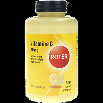 Roter Vitamine C 70mg Kauwtabletten