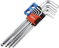 Bikeservice haakse steeksleutelset angled pin key bst 9pcs in6knt long w magnet - thumbnail