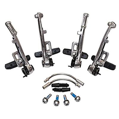 Saccon V-brake set voor en achter aluminium - zilver
