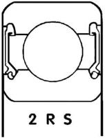 SKF ball bearings 6203-2rsh 17x40x12 - thumbnail