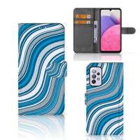 Samsung Galaxy A33 5G | Telefoon Hoesje | Waves Blue - thumbnail