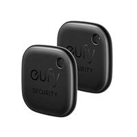 Eufy Security SmartTrack Link-sleutelzoeker (zwart, 2-pack), compatibel met Apple Find My (iOS), Key Finder, Bluetooth-tracker voor oortelefoons en bagage, telefoonzoeker, waterdicht - thumbnail