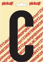 Plakletter Nobel Sticker letter C zwart Pickup - Pickup - thumbnail