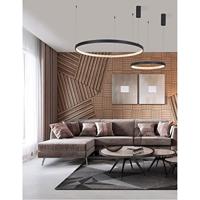 Lyora HanglampPreston zwart Ø 40cm - 9865140 - thumbnail