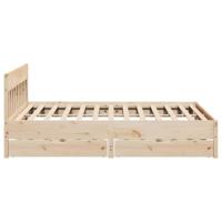 Bedframe zonder matras massief grenenhout 180x200 cm - thumbnail