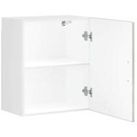 Keukenwandkast Porto bewerkt hout betongrijs - thumbnail