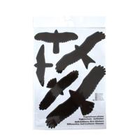 BSI Vogel afweerstickers 5 stuks 14-27cm - thumbnail