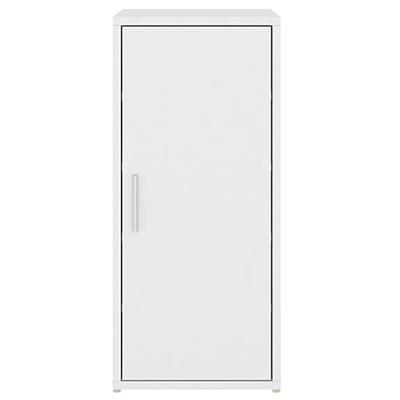 Schoenenkast 32x35x70 cm bewerkt hout wit