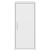 Schoenenkast 32x35x70 cm bewerkt hout wit - thumbnail