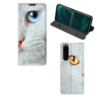 Sony Xperia 5 III | Hoesje maken | Witte Kat - thumbnail