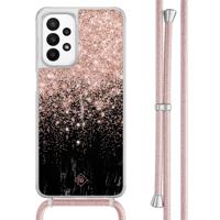 Samsung Galaxy A23 hoesje met koord - Marmer twist - thumbnail