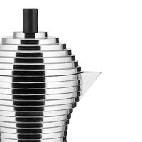 ALESSI - Pulcina - Percolator 3 kops zwart - thumbnail