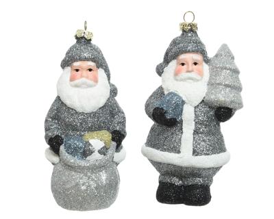 Kerstman plc l8b6h13 cm winterwit a2 Decoris - Decoris Kerstman plc l8b6h13 cm winterwit a2 Decoris - Decoris