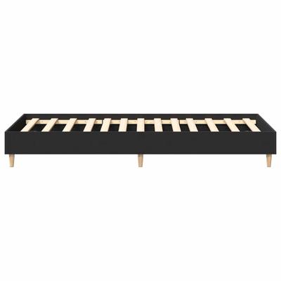 Bedframe zonder matras 180x200 cm spaanplaat zwart