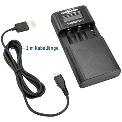 Ansmann Powerline Vario X 1001-0085 Cameralader Geschikt voor batterijtype Li-ion, Li-poly, NiMH