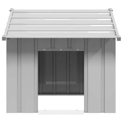Hondenhok met dak 85x107x81 cm gegalvaniseerd staal Hondenhok met dak 85x107x81 cm gegalvaniseerd staal