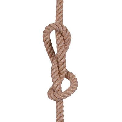 Just Light Hang touwlampRope zwart met bruin - 15481-18