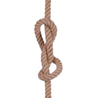 Just Light Hang touwlampRope zwart met bruin - 15481-18 - thumbnail