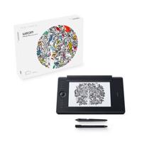 atFoliX Kunststof Gepantserde Glasfolie compatibel met Wacom Intuos Pro Paper Edition M Glasfolie, 9H Hybrid-Glass FX Gepantserd Glas van Kunststof - thumbnail