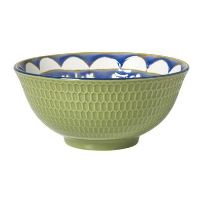 Schaaltje Rene groot - groen/blauw - ø15.8x7.3 cm Schaaltje Rene groot - groen/blauw - ø15.8x7.3 cm