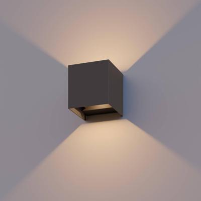 Outdoor wall light cube antraciet Bari Calex - Calex