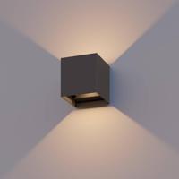 Outdoor wall light cube antraciet Bari Calex - Calex - thumbnail