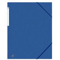 Elastomap oxford top file a3 3 kleppen 390gr blauw | 10 stuks - thumbnail
