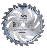 kwb 586154 Hardmetaal-cirkelzaagblad 184 x 16 x 1.2 Aantal tanden: 24 1 stuk(s) - thumbnail