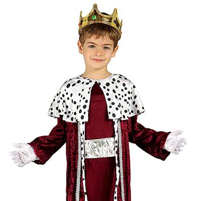 Magisch Verkleedpak Koning Kind Rood